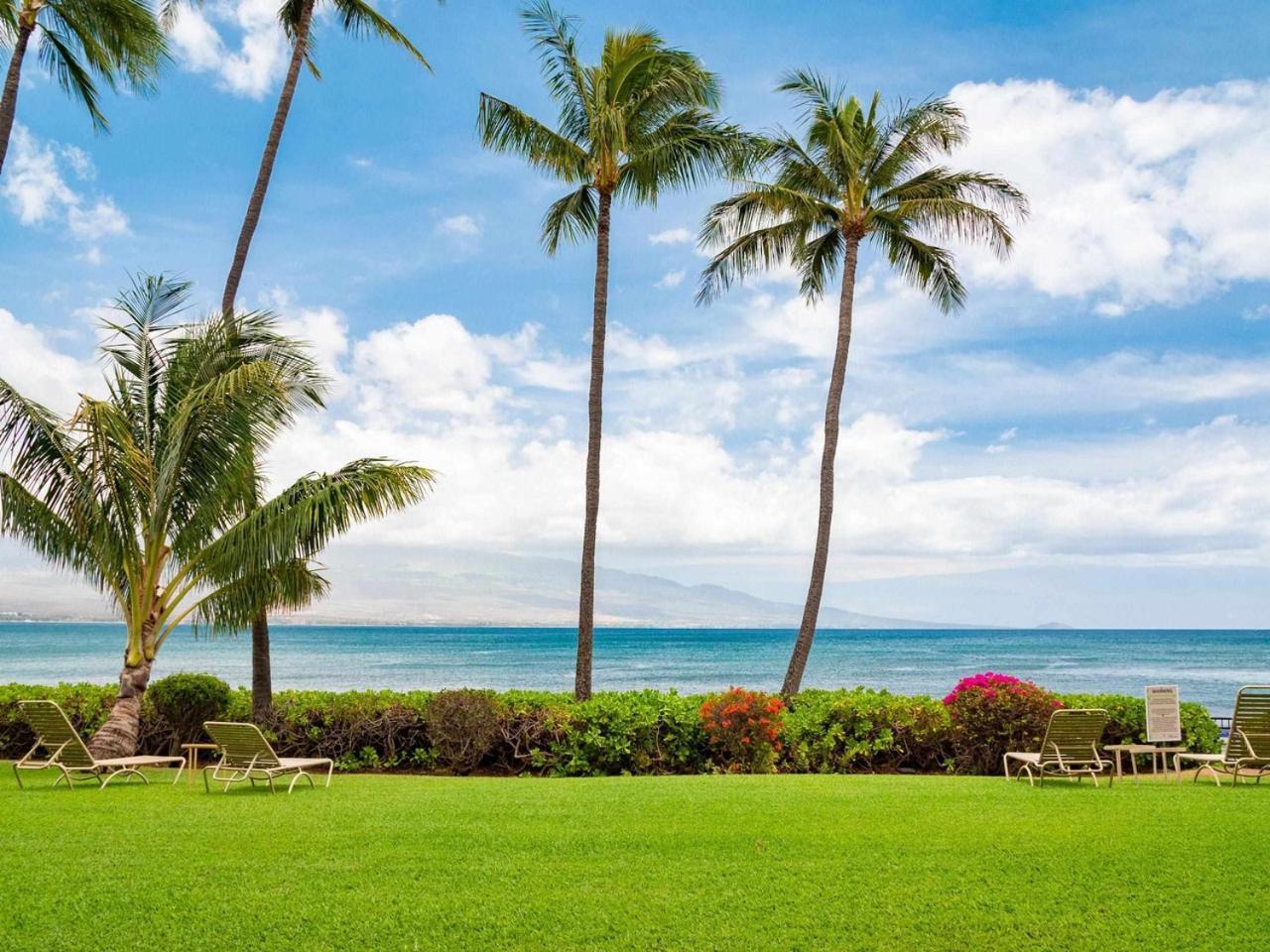 Stunning Maui Direct Ocean Front On The Beach, Walk To Beach From Condo, Watch Turtles, Whales, Ac In All Rooms Ocean View Pool And Spa Wailuku Exteriör bild